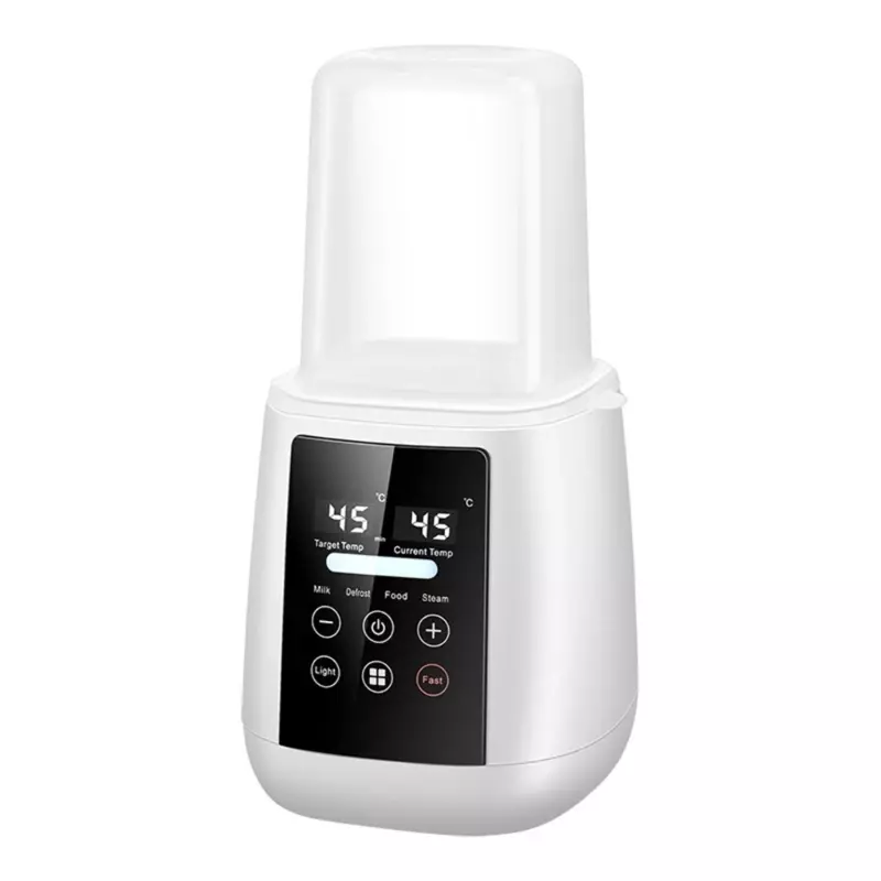 Aquecedor mamadeiras 6 1 com temporizador e controles temperatura Tela LCD digital Aquecedor mamadeiras para leite