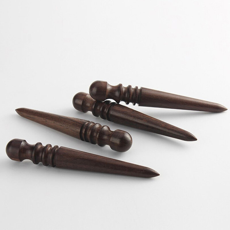 Bâton de polissage de bûche de bois de ponçage du cuir de branche aigre africaine, version longue et courte, outils de bricolage faits à la main