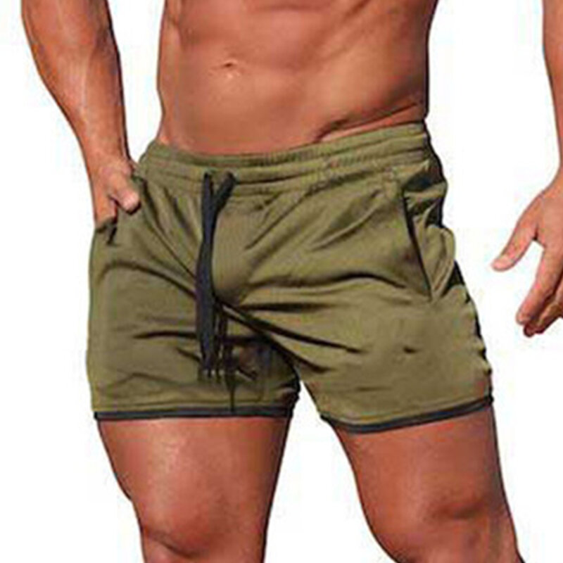 Pantalones cortos de baloncesto para gimnasio para hombre, Shorts de malla activa con bolsillos, transpirables, elásticos, de secado rápido