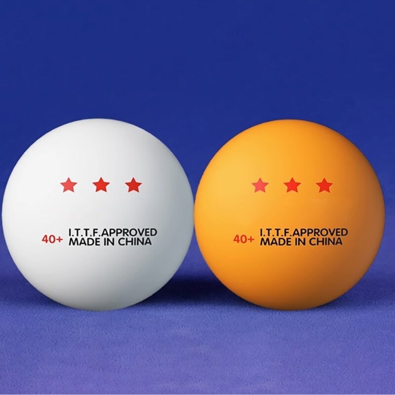 10Pcs Table Tennis Ball Replacement Pingpong Ball 3 Star Standard Table Tennis Ball for Indoor/Outdoor Pingpong Table Training