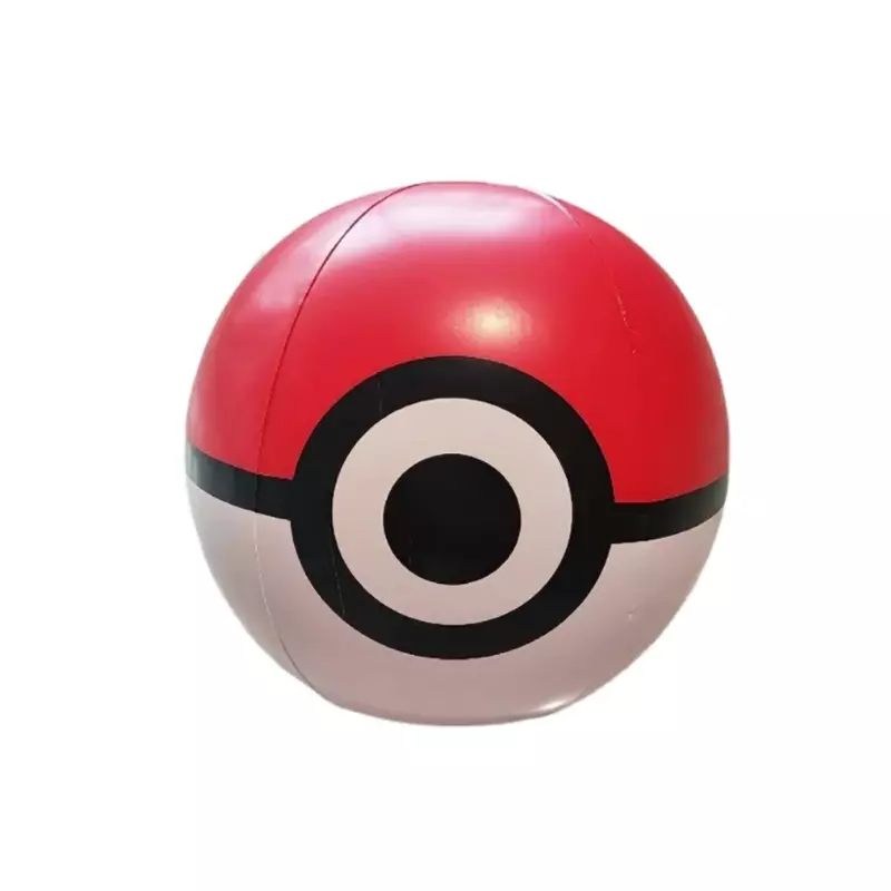 Pelota inflable de Pokémon para niños, pelota de playa aireada de PVC, juegos de playa interactivos para padres e hijos, deportes, regalo de cumpleaños