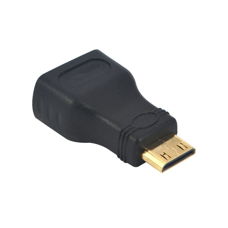 HD Mini Male HDMI-Kompatibel dengan Adaptor Ekstensi Female HDMI Kompatibel Standar Female Ke Male F-M Konverter Hdmi-kompatibel