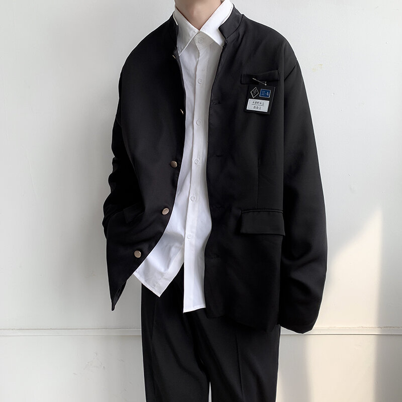 Veste d'Automne Décontractée pour Homme, Petit Manteau d'Étudiant Gakuran de Style Japonais, Uniforme DK, Vêtements à la Mode pour Jeunes
