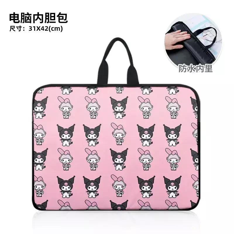 Sanrio-Cute Cartoon Handbag, Resistente à Mancha, Impermeável, Grande Capacidade, Ombro, Mochila de Computador, Novo, M