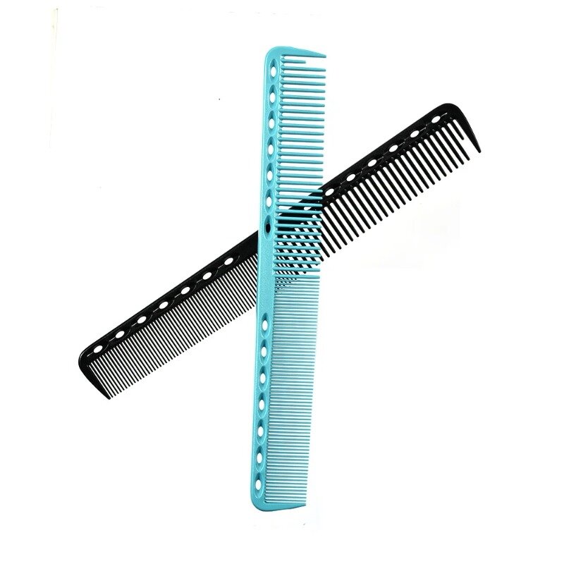 Professional Haircutting Combs Double-end Hollow Out Dense Tooth Hair Styling Comb Hair Salon Flat Hair Bush Cut Flat Hair Comb