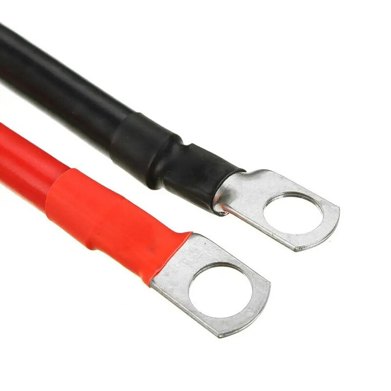 Terminal O Ring Battery Joiner Cable 100 Amp 19CM 12v 4 AWG Copper Wire Positive /Negative Car Accessories New