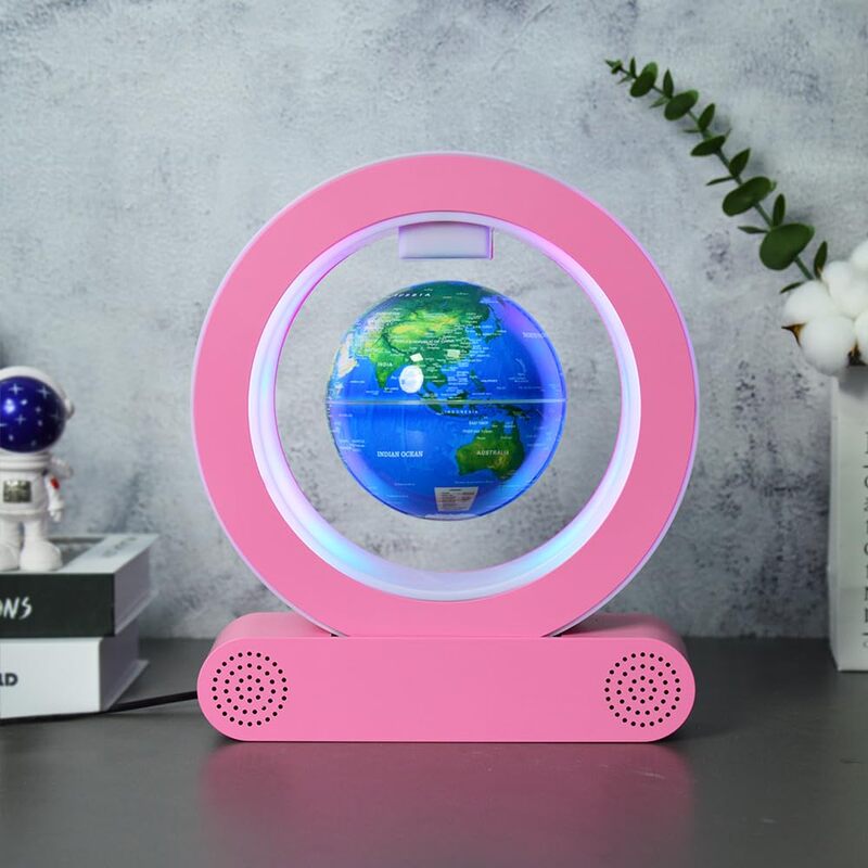 Levitasi magnetik Globe dengan Speaker Bluetooth dunia mengambang untuk rumah meja kantor hadiah dekorasi Gawai untuk pria ayah anak teman