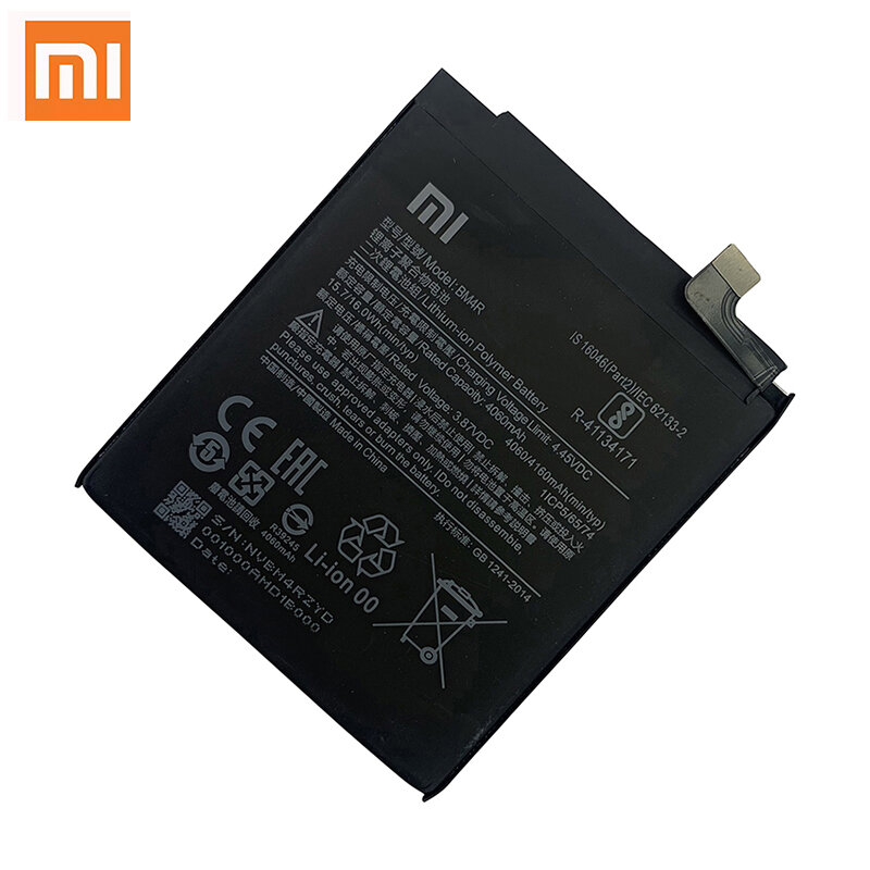 100% asli XIAO MI BM4R 4160mAh baterai ponsel untuk Xiaomi Mi 10 Lite 10 Lite 5G Zoom baterai pengganti
