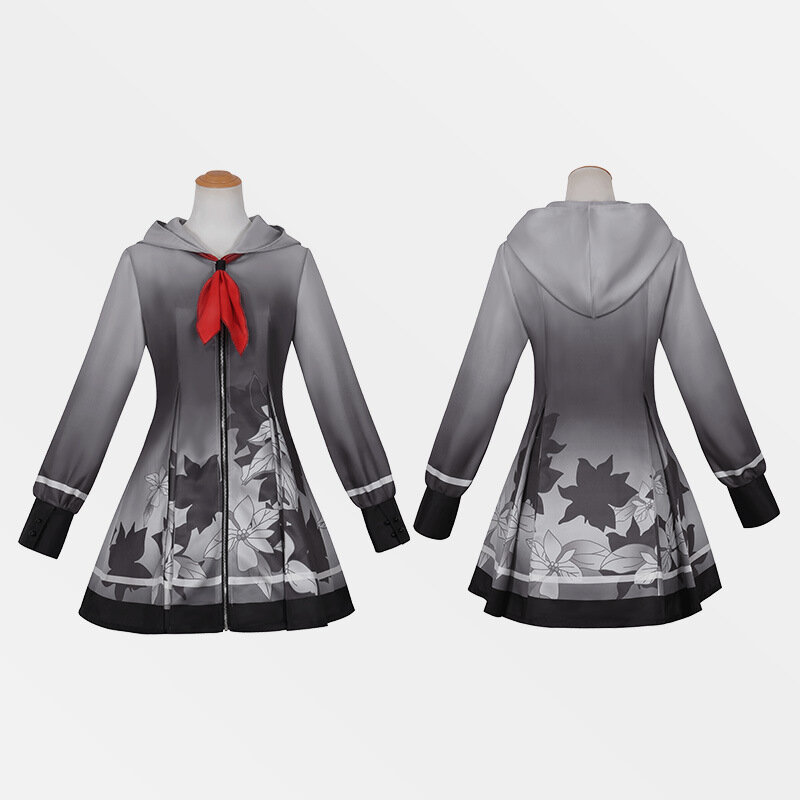 Nowy projekt gry Sekai Cosplay Anime projekt Sekai kolorowy strój sceniczny strój mundur damski zestaw sukienka z kapturem zestaw imprezowy Anime