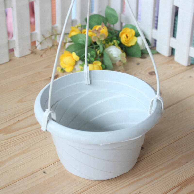 Hanging Flower Plant Pot Basket supporto per vaso di fiori balcone decorazione del giardino portavasi per esterni appendini per piante decorazioni per la casa