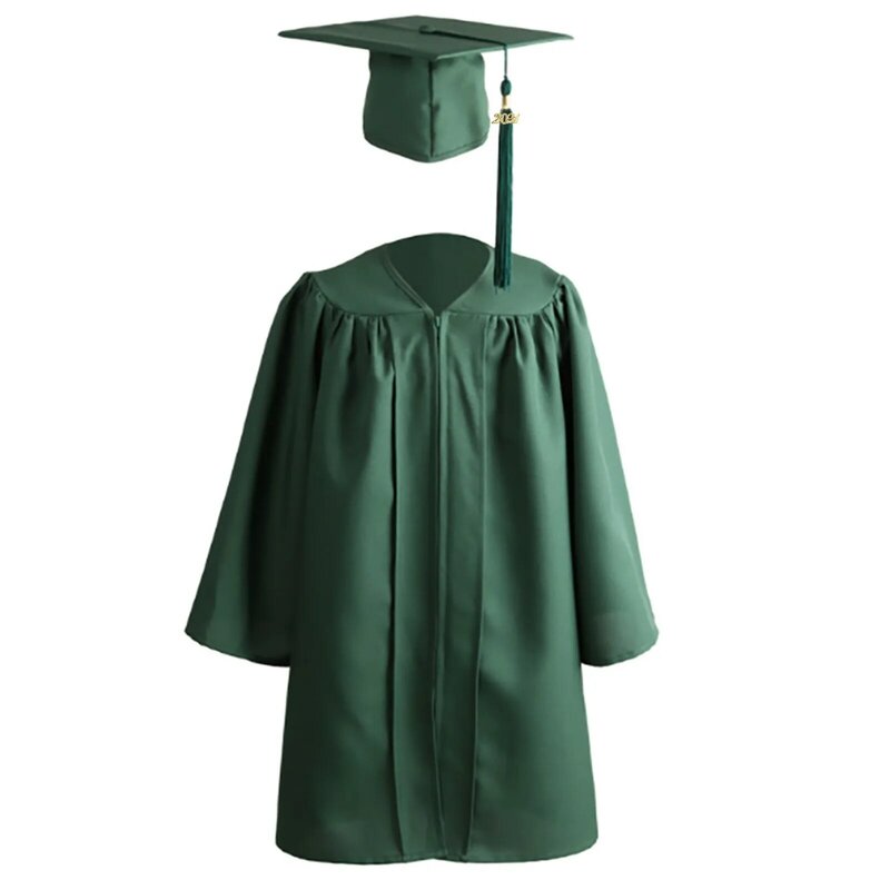2024 детский Выпускной костюм для детского сада одежда для малышей на выпускной шапка платье для дошкольного выпускного праздника одежда наряд