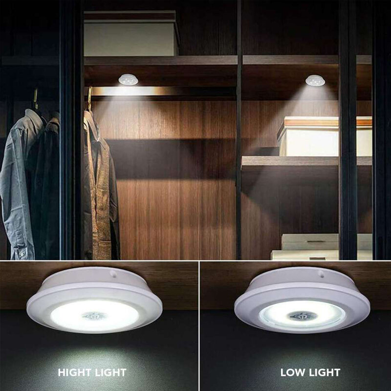 COB لاسلكي للتحكم عن بعد عكس الضوء ضوء الليل ، خزانة المطبخ ، إضاءة الدرج ، أضواء LED صغيرة ، ديكور