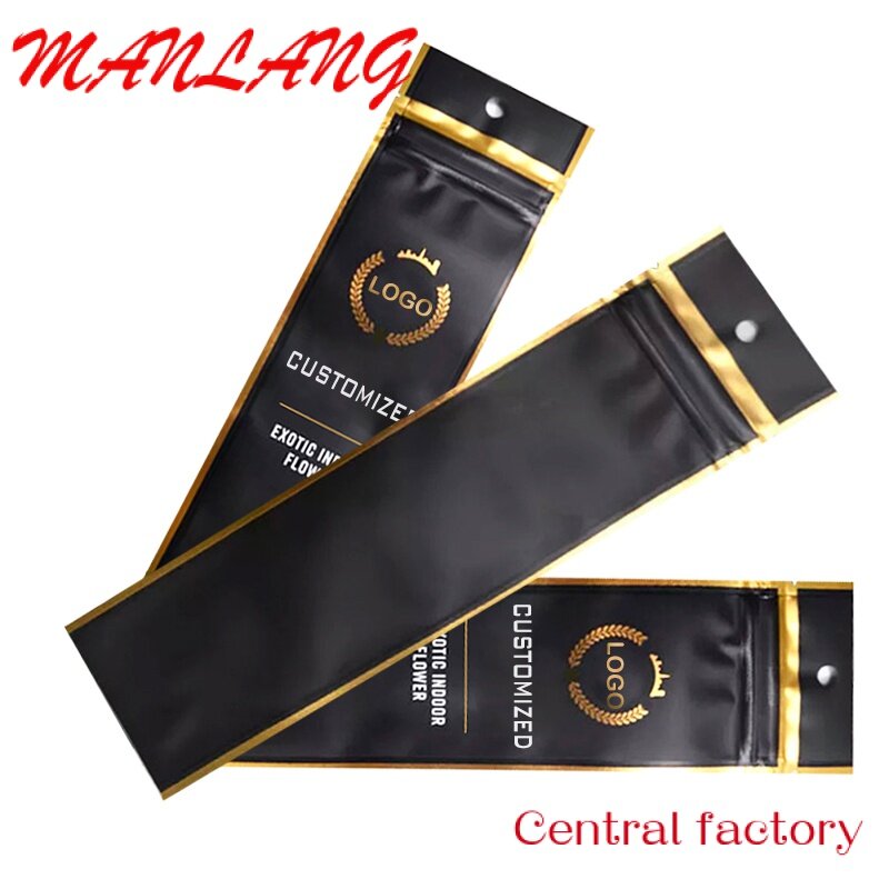 Custompre roll tube packaging siembra1lb dry sliver dispensary smell proof plastic packaging zipper bag plastic bags for vanilla