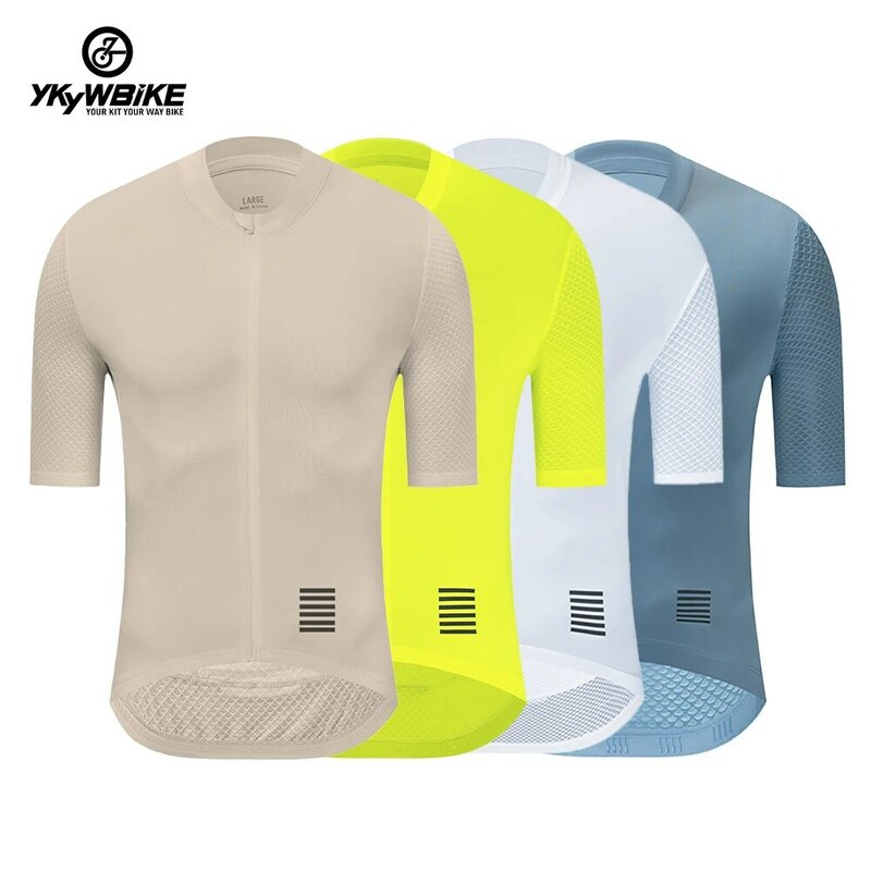 YKYWBIKE-Camiseta de ciclismo para hombre, Maillot de manga corta para bicicleta de montaña, de alta calidad, para verano