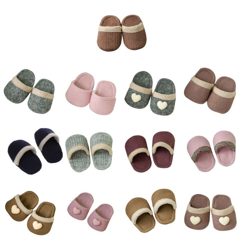 Pasgeboren schoenen miniatuur pasgeboren schoenen pasgeboren babyslippers voor jongens meisjes cadeau P31B