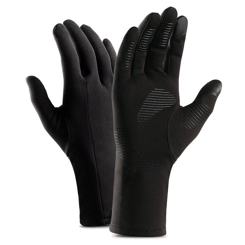 Зимние теплые перчатки унисекс с сенсорным экраном, закрывающие пальцы, для велоспорта, велосипеда, лыжного спорта, кемпинга, пешего туризма, мотоцикла