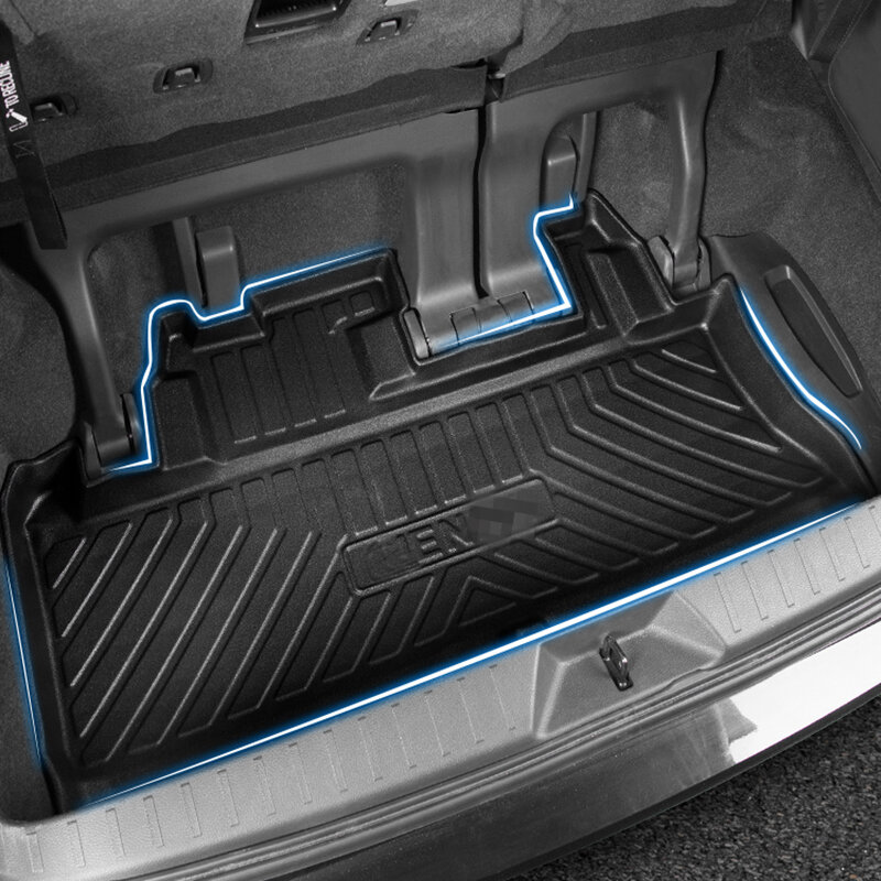 Alfombrilla impermeable para maletero de Toyota Sienna TPE, 2011 ~ 2023, Sienna, accesorios interiores
