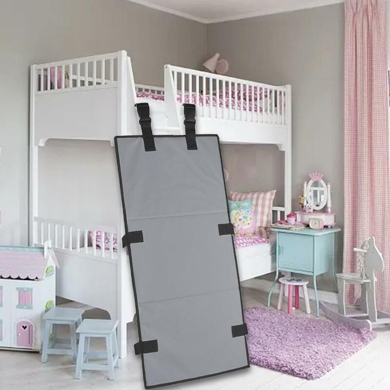 Couverture d'échelle de lit superposé pour enfants, empêche l'escalade, facile à installer, gril Oxford gris durable, extérieur et intérieur, accessoire