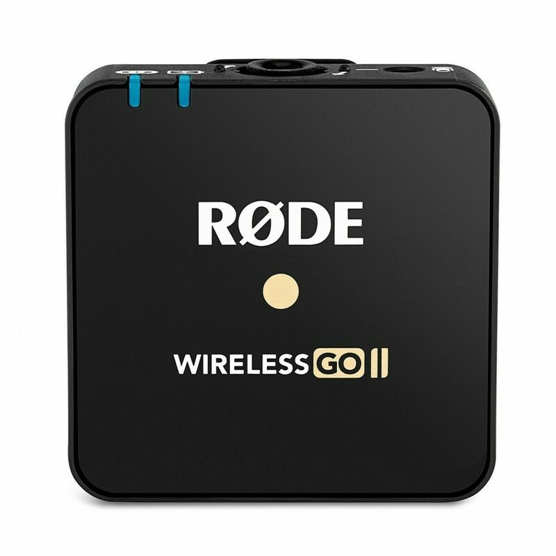 RODE-micrófono inalámbrico Go II, dispositivo Lavalier de doble canal para teléfono, cámaras DSLR, Vlog, vídeo en vivo, transmisión de 200m