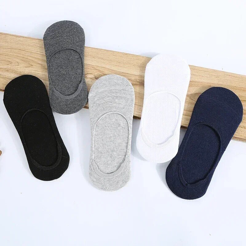 LO Shallow Mouth Non-slip Silicone Invisible Yoga Boat Socks for Women Spring Summer Solid Color Girl Boat Socks