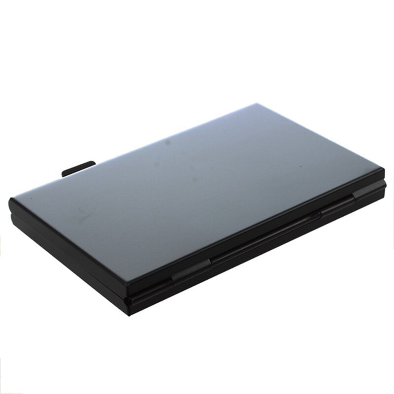 Transmissão caso para armazenamento do cartão de memória, alumínio proteção Flash para SD e TF, Preto, 6SD