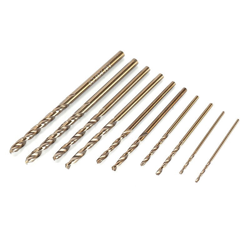 Best Durable High Quality Hot Sale Useful Drill Bit Drilling For Stainless Steel HSS HSS-Co Kit M35 Tool 10pcs