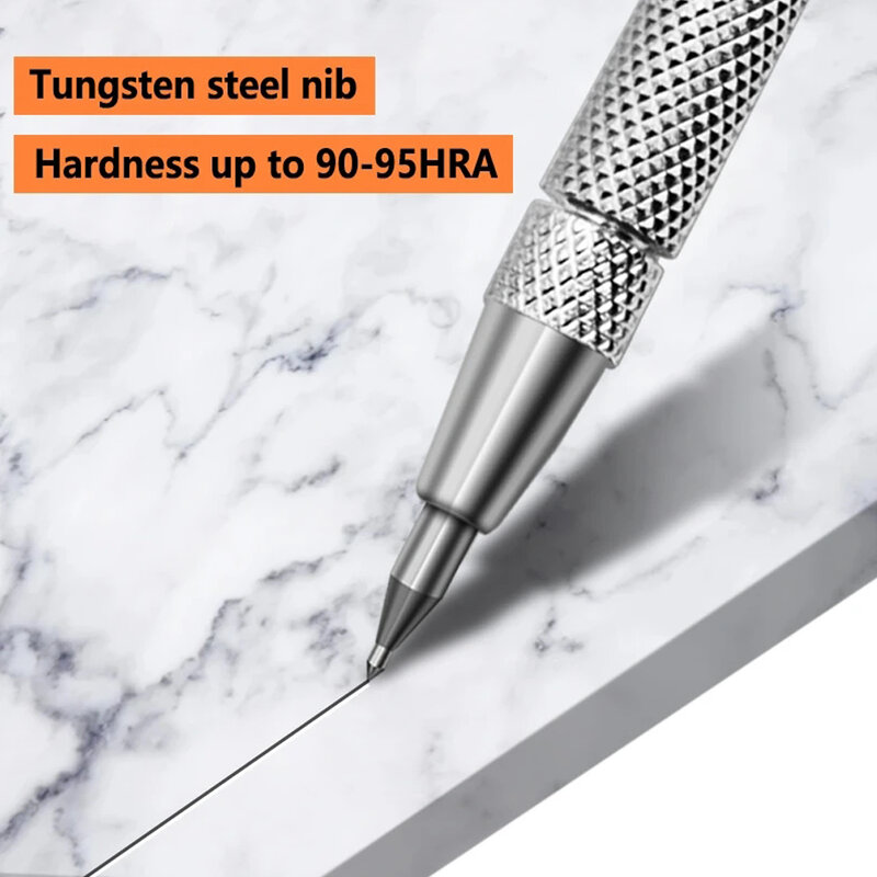 Pena tulis berlian ujung karbida Tungsten, pena ukir ujung karbida Tungsten, pena Stylus karbida untuk peralatan tangan kaca keramik