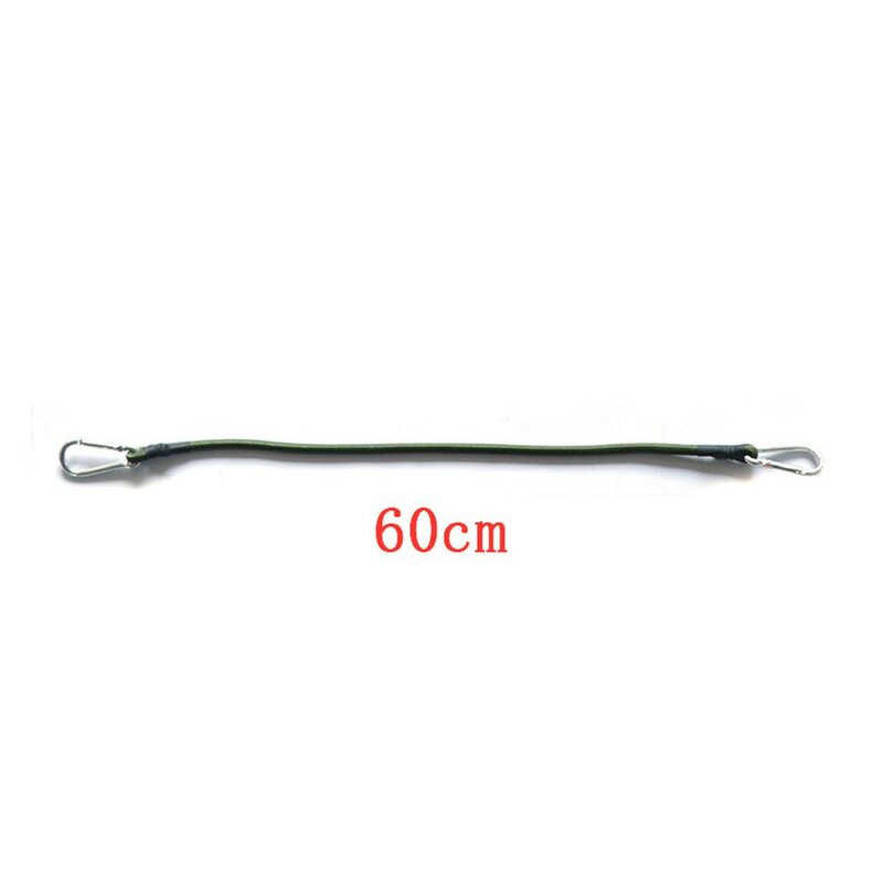 Corde elastiche ad alta tenacità con clip a moschettone 60/90/120cm ideali per il fissaggio del carico e applicazioni esterne