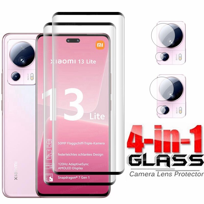 4 в 1 защита для камеры Xiao mi 13 Pro закаленное стекло Защита экрана для Xiaomi Mi 13 Ultra Mi 14Pro 13 lite защитное стекло