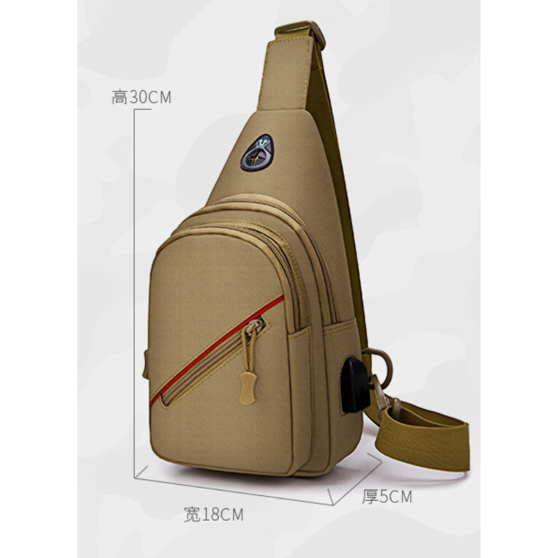 Chikage 고품질 낚시 사냥 방수 가슴 가방, 다기능 유니섹스 전술 가방, 야외 스포츠 클라이밍 가슴 가방