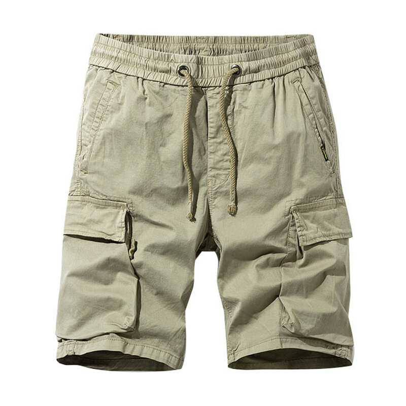 Men 2024 Summer Cargo Shorts New Casual Vintage Classic Pockets Loose Shorts Men Outwear Fashion Cotton Shorts Sweatpants