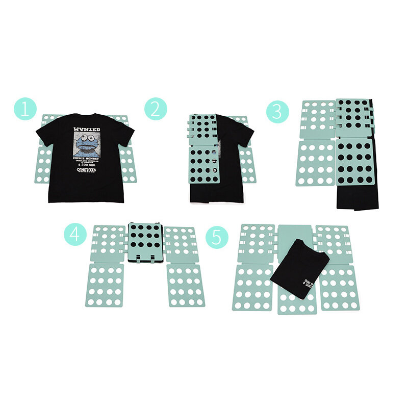 Ubrania składana tablica dla dorosłych odzież dla dzieci Folder Bender plastikowe praktyczne Detacha wszystkie rozmiary szybkie składanie ubrań t-shirty