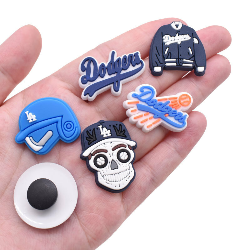 baseball series lot fans PVC shoe buckles charms lot decorations for clog wristbands accessories sandals adults universal gift