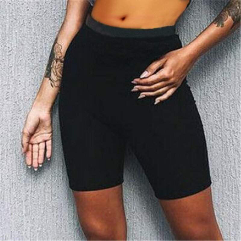 Women Summer Cycling Bike Shorts Fitness Dancing Mesh Shorts Female Clothing Pantalones Sweatpants Strike  Stretch Basic Shorts