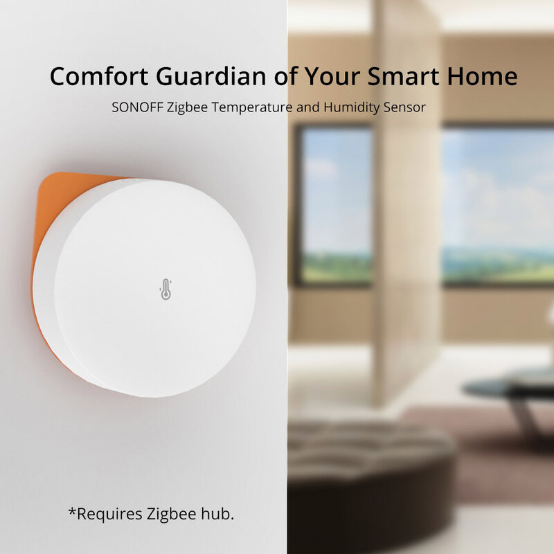 Sonoff SNZB-02P zigbee temperatur feuchtigkeit sensor smart home funktioniert mit zb bridge pro, zbdongle-e über ewelink alexa google home