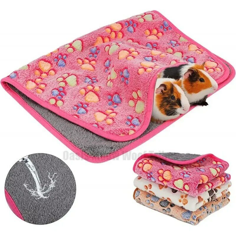 Мягкий коврик для сна, детский коврик, одеяло для щенка, котенка, коврик для кровати, плюшевый коврик для морской свиньи, коврик для кроличьего хомяка