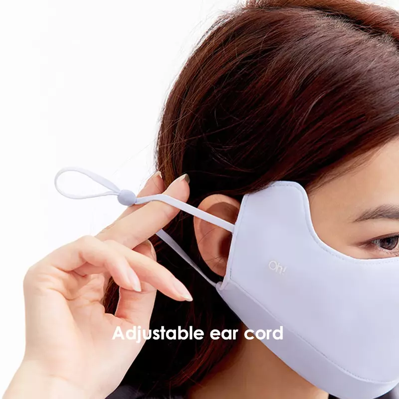 OhSunny – masque facial pour femmes, Protection solaire UPF 50 +, respirant, lavable, séchage rapide, Canthus, pour cyclisme en plein air