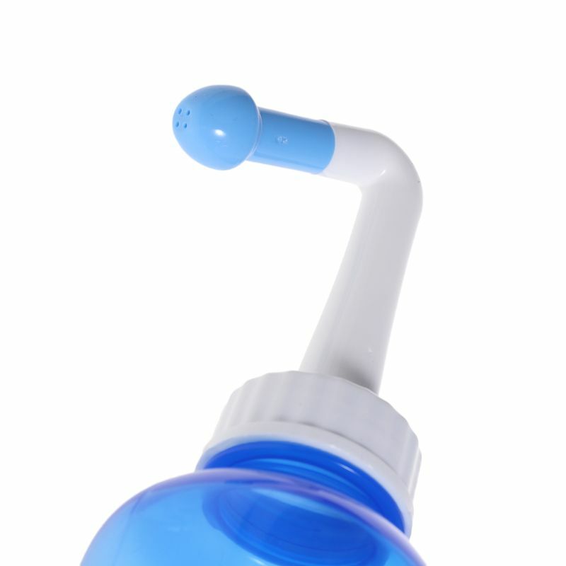 Y1UF Dewasa Anak Hidung Sistem Cuci Pot Sinus & Alergi Relief Bilas Neti 500ML