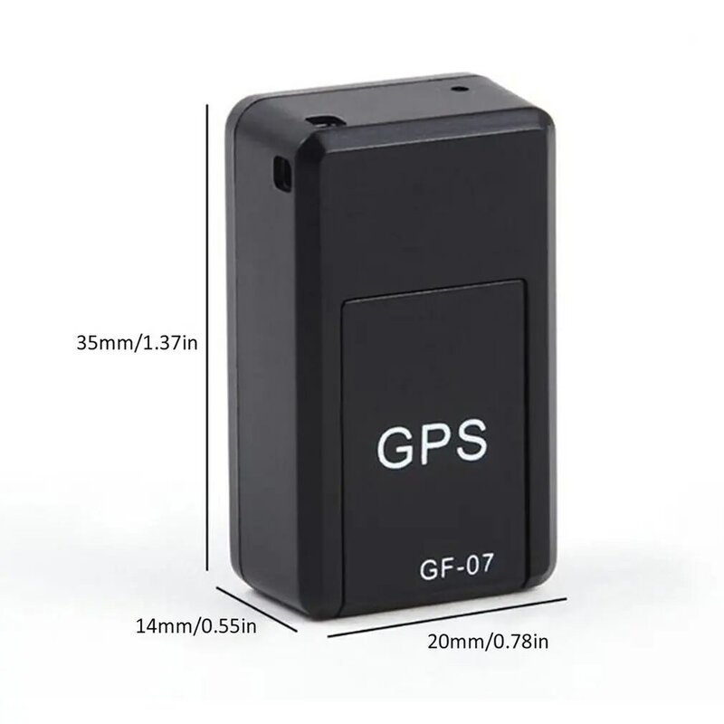 Mini carro magnético GPS Tracker, localizador do veículo, rastreamento em tempo real, portátil carro GPS Tracker, GSM, GPRS, GF-07