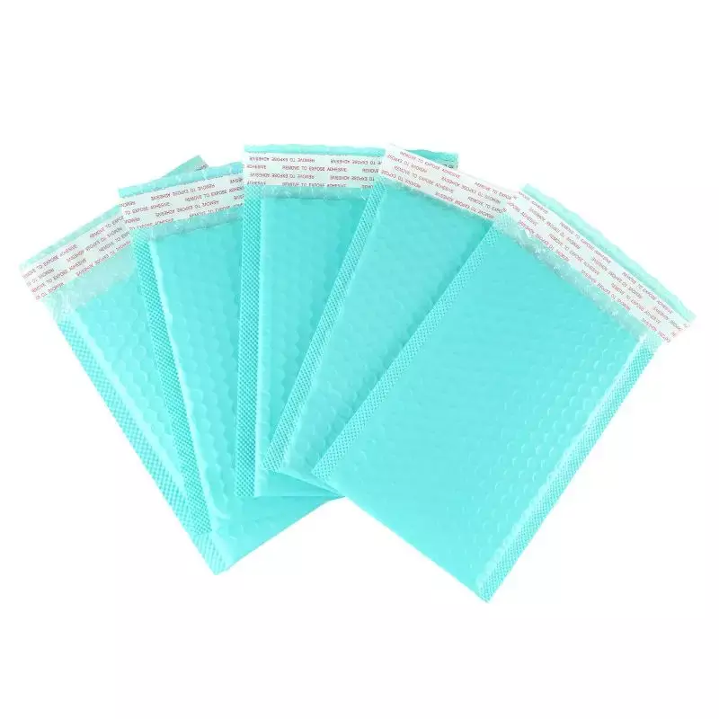 100PCS Blue Bubble Mailers Poly Bubble Mailer Self Seal Foam Padded Envelopes Gift Bags Packaging Envelope Shipping Bag 25x30cm