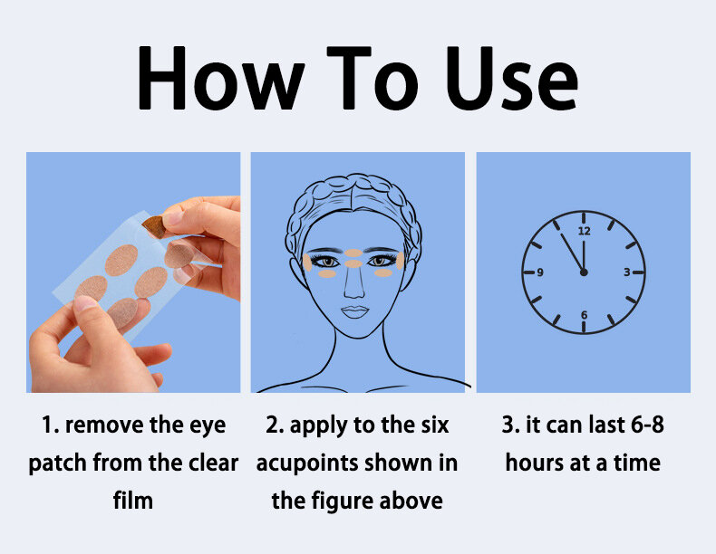 سريع قصر النظر العلاج العشبية العين التصحيح العلاج بالابر العلاج السريع الاستجماتيزم تحسين البصر السريع تخفيف التعب 10 قطعة/الحقيبة