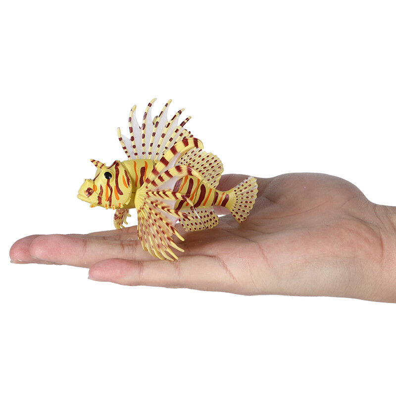 Creative DIY 4D Assemble Animal Figurine Simulation Ocean Fish Sea Turtle Octopus Crab Nautilus Action Figures Kids Collect Toys