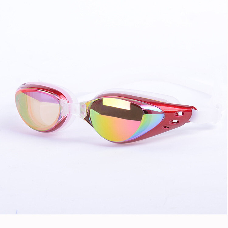 High Quality Swimming Goggles Electroplating Goggles Anti-fog Waterproof Anti-UV Diving Goggles Young Adult Wholesale
