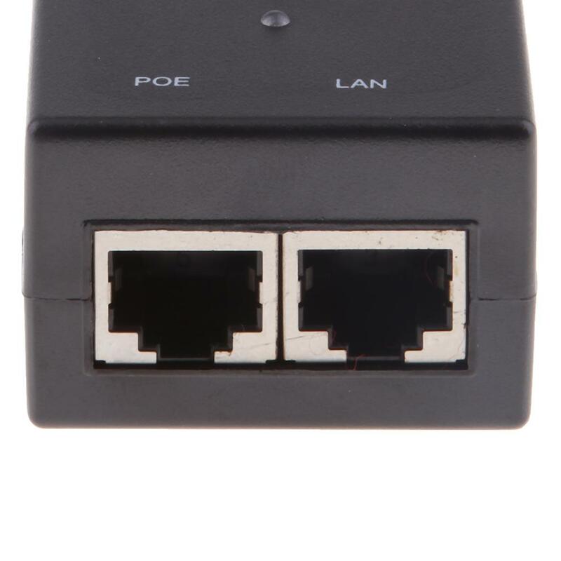 24V 1A wtryskiwacz PoE zasilacz Adapter sieci Ethernet 802.3 telefony kamery IP