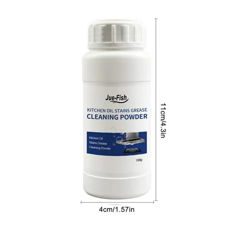 100g All Purpose Cleaning Powder Stain Remover Degreaser Remove Grease Dirt And Stubborn Stains Kitchen Powder Cleaner