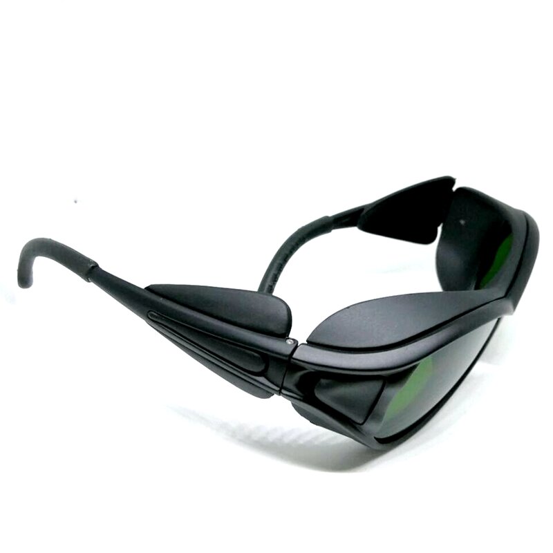 نظارات حماية العين لمشغل التجميل ، نظارات أمان بالليزر ، نظارات سوداء لاستخدام العميل ، 200-2000 نانومتر ، IPL