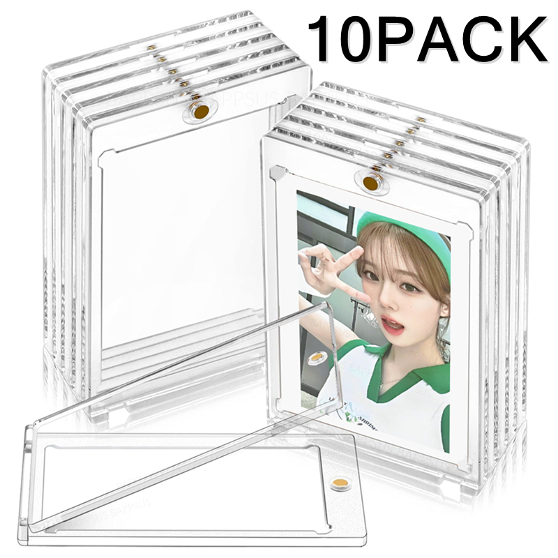 1-10 упаковок, HD акриловая магнитная Фотокарта для Kpop idol