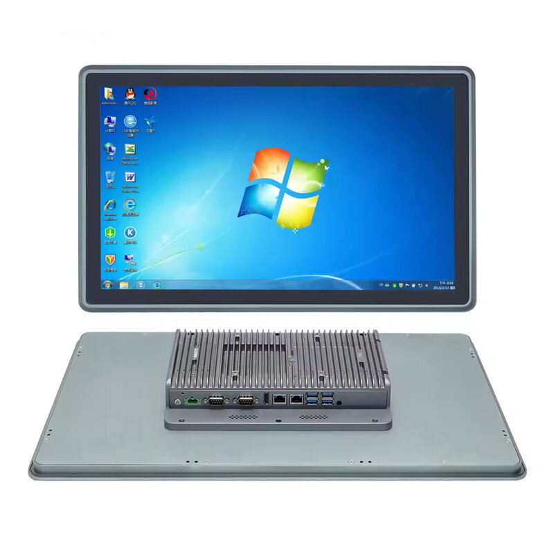 Partaker 21.5 Inch Industrial IP65 Front Panel PC I7 10810U I5 10310U J6412 With TPM2.0 RS232 DDR4 2 x LAN Touch Screen Computer