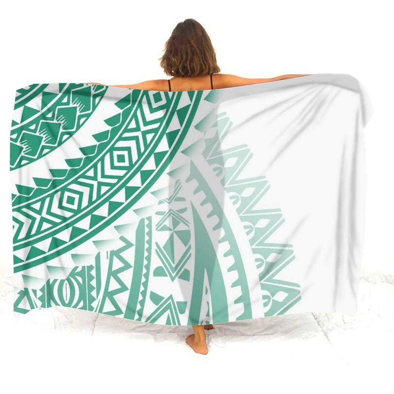 Polynesische Kunst Muster Sarong benutzer definierte Badeort weichen Komfort Sarong benutzer definierte Hawaii Mode Strand Bikini Mantel Sarong