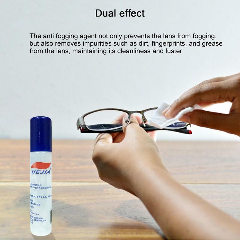 สเปรย์ป้องกันหมอกสำหรับแว่นตาทำความสะอาดเลนส์กันฝ้า10มล. สเปรย์ป้องกันหมอกสำหรับว่ายน้ำดำน้ำแว่นตาดำน้ำ